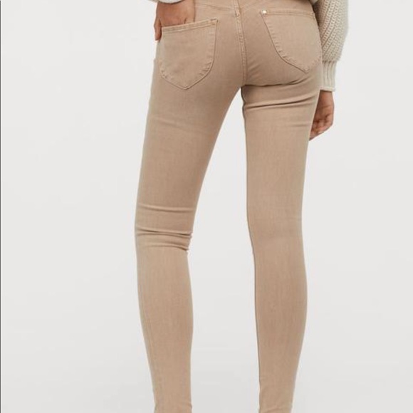 Beige Jeggings - Picture 1 of 4